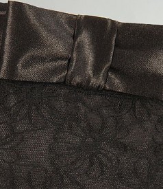 Black lace skirt lined with satin