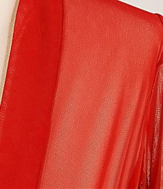 Red elastic tul bolero