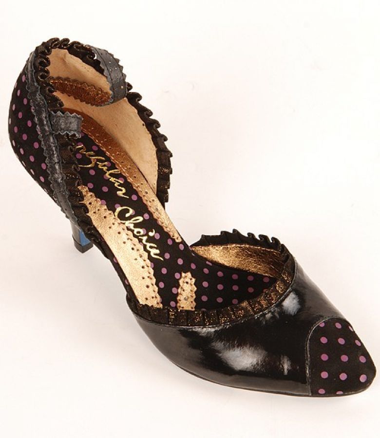 Black lacquered leather shoes Irregular Choice 3576