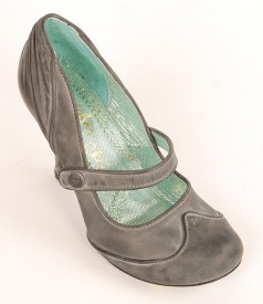 Matte leather shoes with frosted effect Irregular Choice 3614