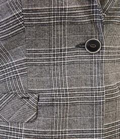Sacou elegant stil englezesc in carouri