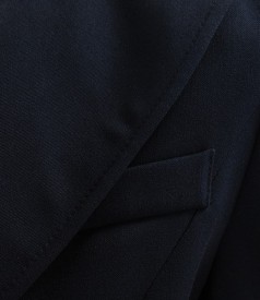 Office navy jacket with pockets