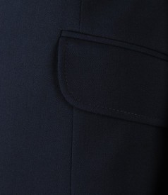Office navy jacket with pockets