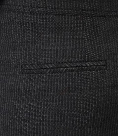 Grey elastic cotton skirt