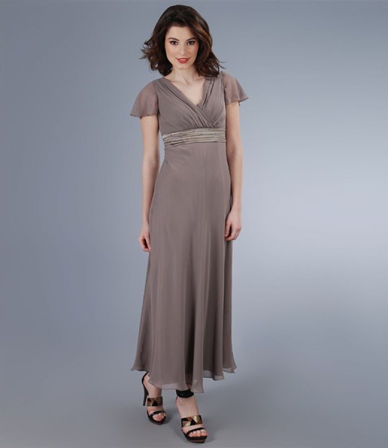 plain chiffon dresses Wiyuqeen Off Shoulder V Neck Chiffon Dress for Women Elegant High Side Split Gown Dresses Formal Slimming Plain Evening Party Dress Ladies Maxi