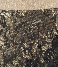 Brocade skirt with wool and gold thread