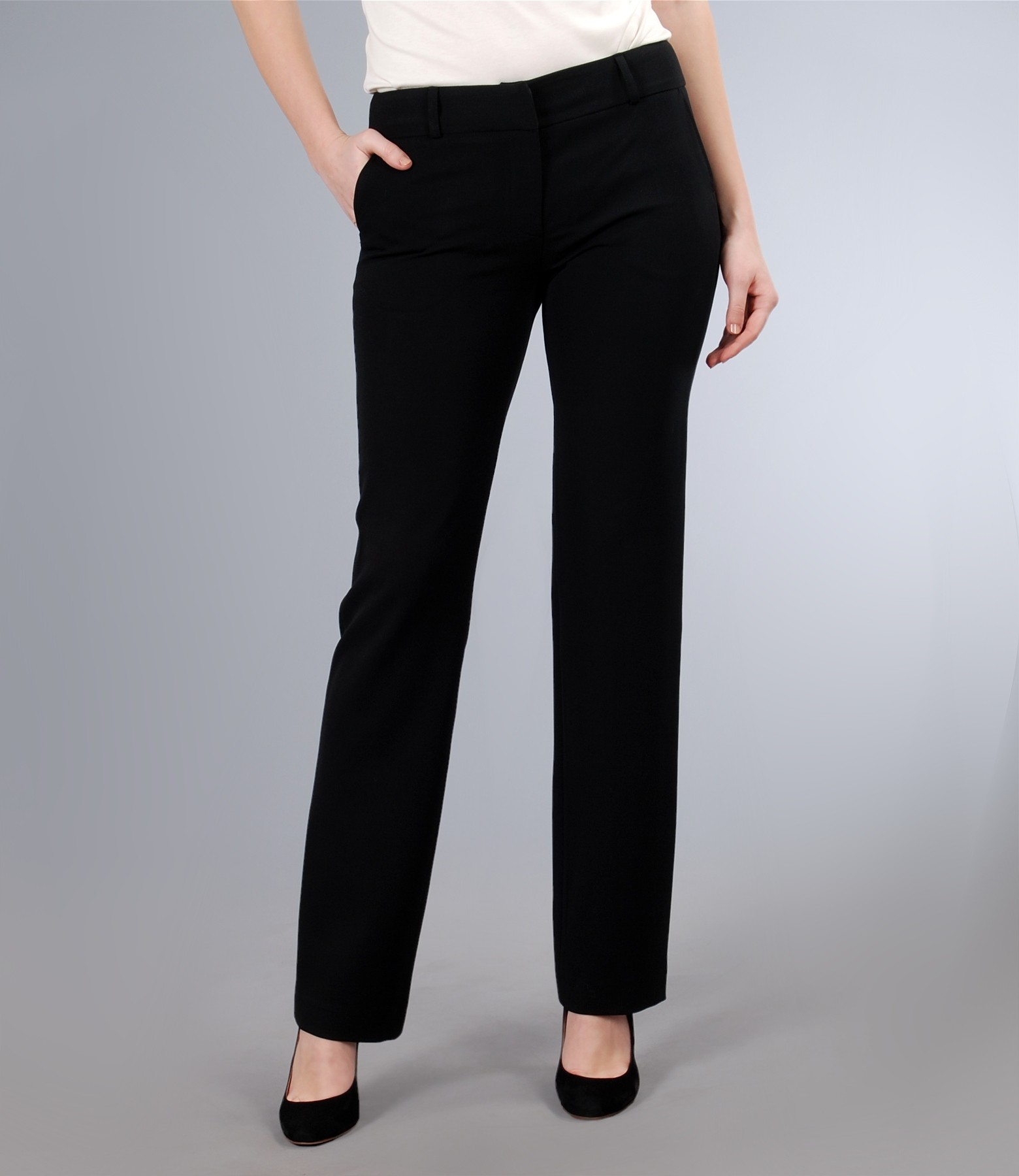Black trousers with pockets black - YOKKO