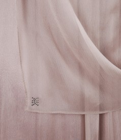 Silk veil wrap