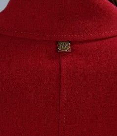 Garnet office jacket in elastic fabric