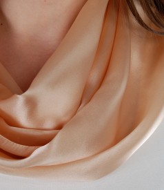 Silk satin scarf