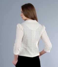 Cotton lace jacket