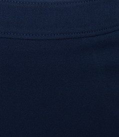 Navy skirt with trim