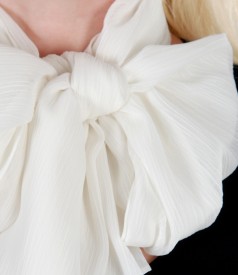 Ivory veil wrap