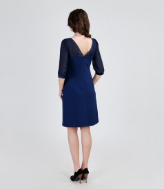Elegant elastic fabric dress