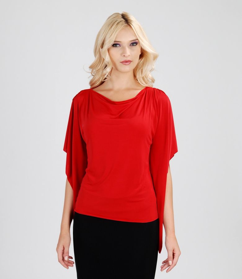 Butterfly t-shirt from elastic jersey