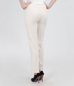 Elegant cream trousers
