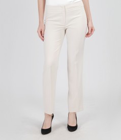 Elegant cream trousers