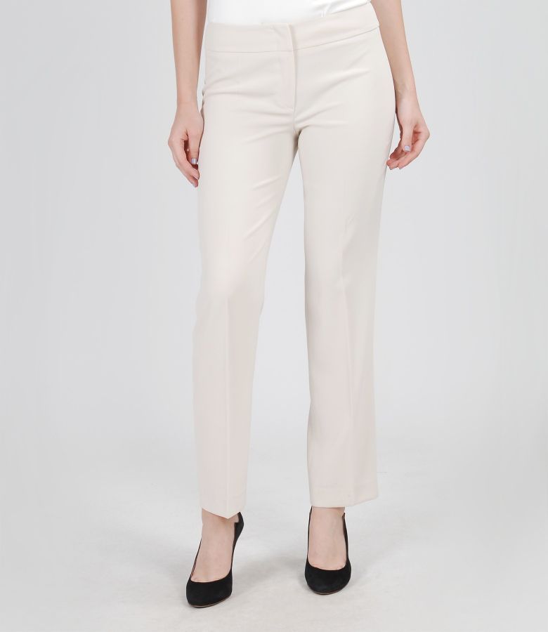 Elegant cream trousers