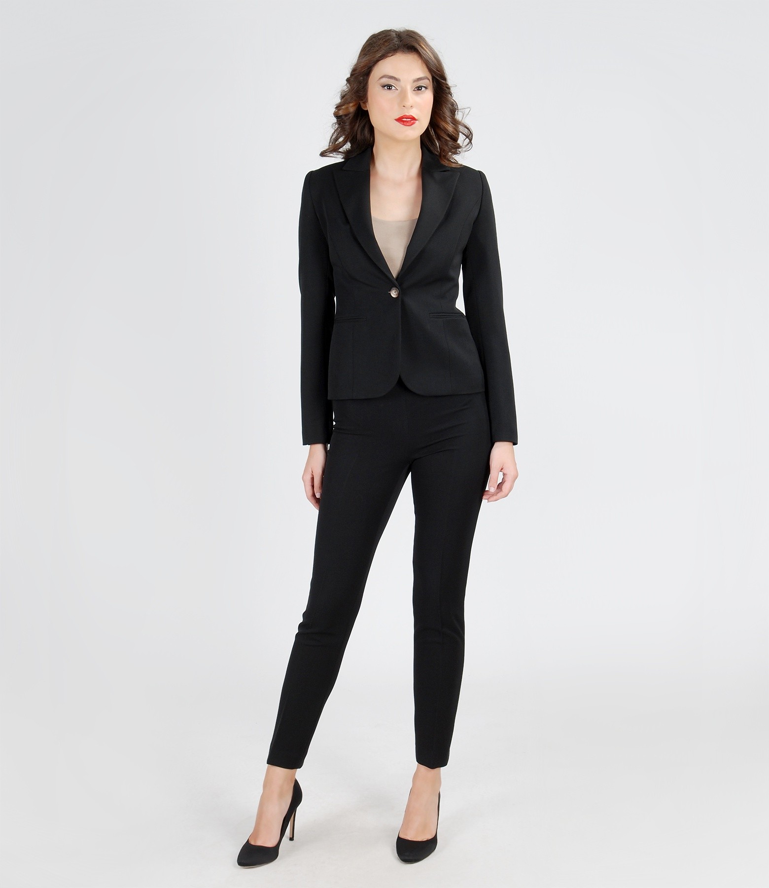 Office outfit from elastic fabric YOKKO