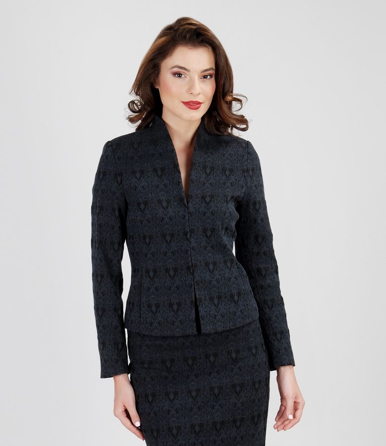 Elegant cotton brocade jacket