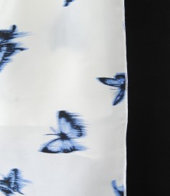 Printed veil scarf