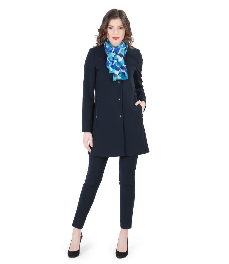 Elastic fabric jacket with trousers