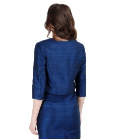 Elegant jacket from silk taffeta