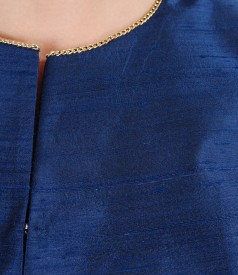 Elegant jacket from silk taffeta