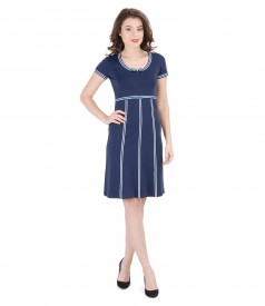 Seal elastic knit dress