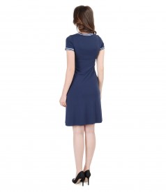 Seal elastic knit dress