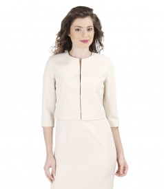 Elegant jacket with trim