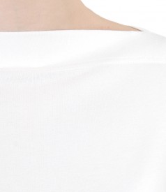 Uni elastic jersey t-shirt