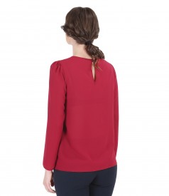 Veil blouse with dodge