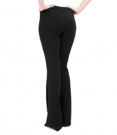 Elastic velvet flared pants elegant