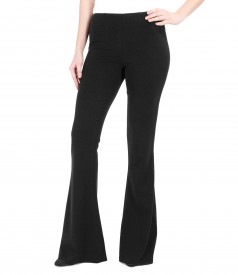 Elastic velvet flared pants elegant