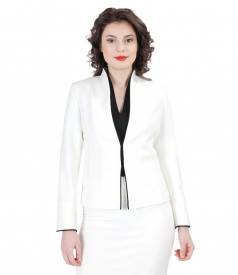 Elegant cream-colored jacket