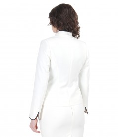 Elegant cream-colored jacket