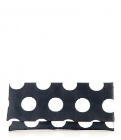 Dots printed purse