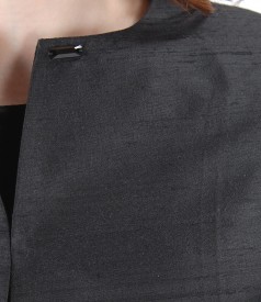 Silk taffeta elegant bolero