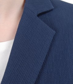 Elastic cotton office jacket