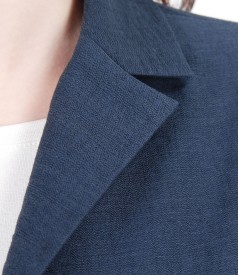 Viscose and cotton office jacket