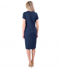 Elastic jersey elegant dress