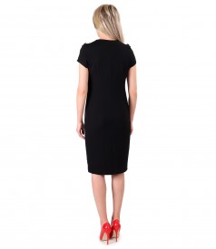 Elastic jersey elegant dress