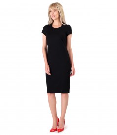 Elastic jersey elegant dress