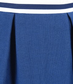 Flax flaring skirt