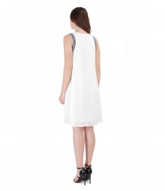 Casual flax jersey dress