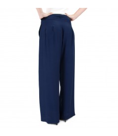 Viscose wide pants