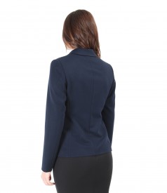 Office jacket with side zippers