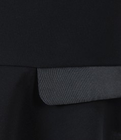 Office skirt with frill