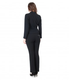 Women office suit with jacket and elegant pants